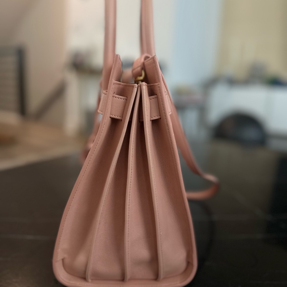 Saint Laurent small Pink Sac De Jour Bag - Picture 5 of 13